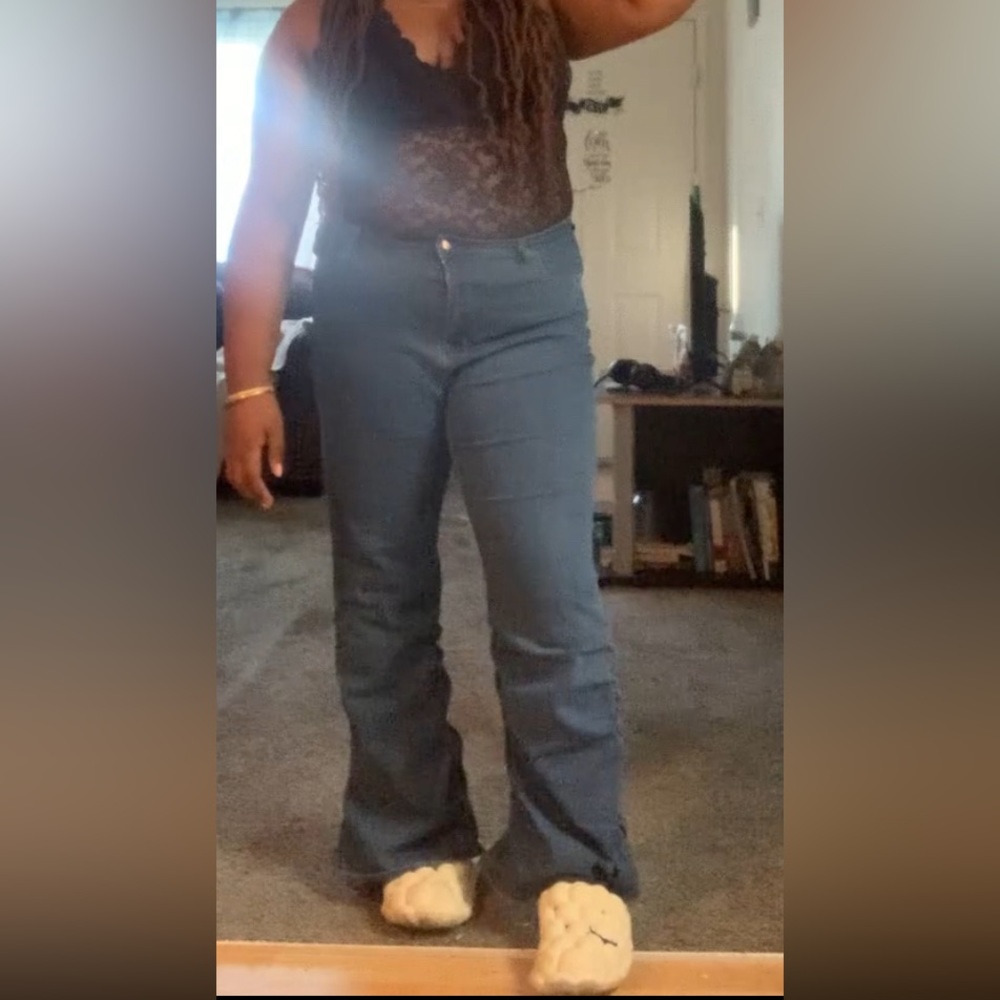 Stacked jeans